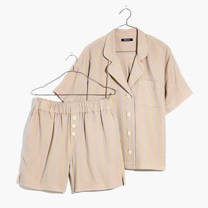 Madewell Lightestspun Oversized Short Pajama Set - M